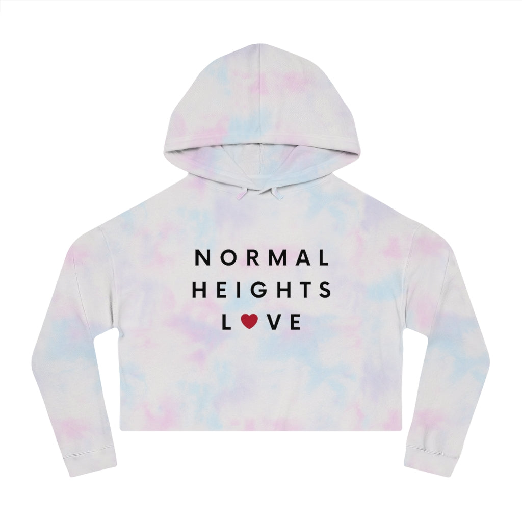 Normal Heights Love Cropped Hoodie, SD Hooded Sweatshirt