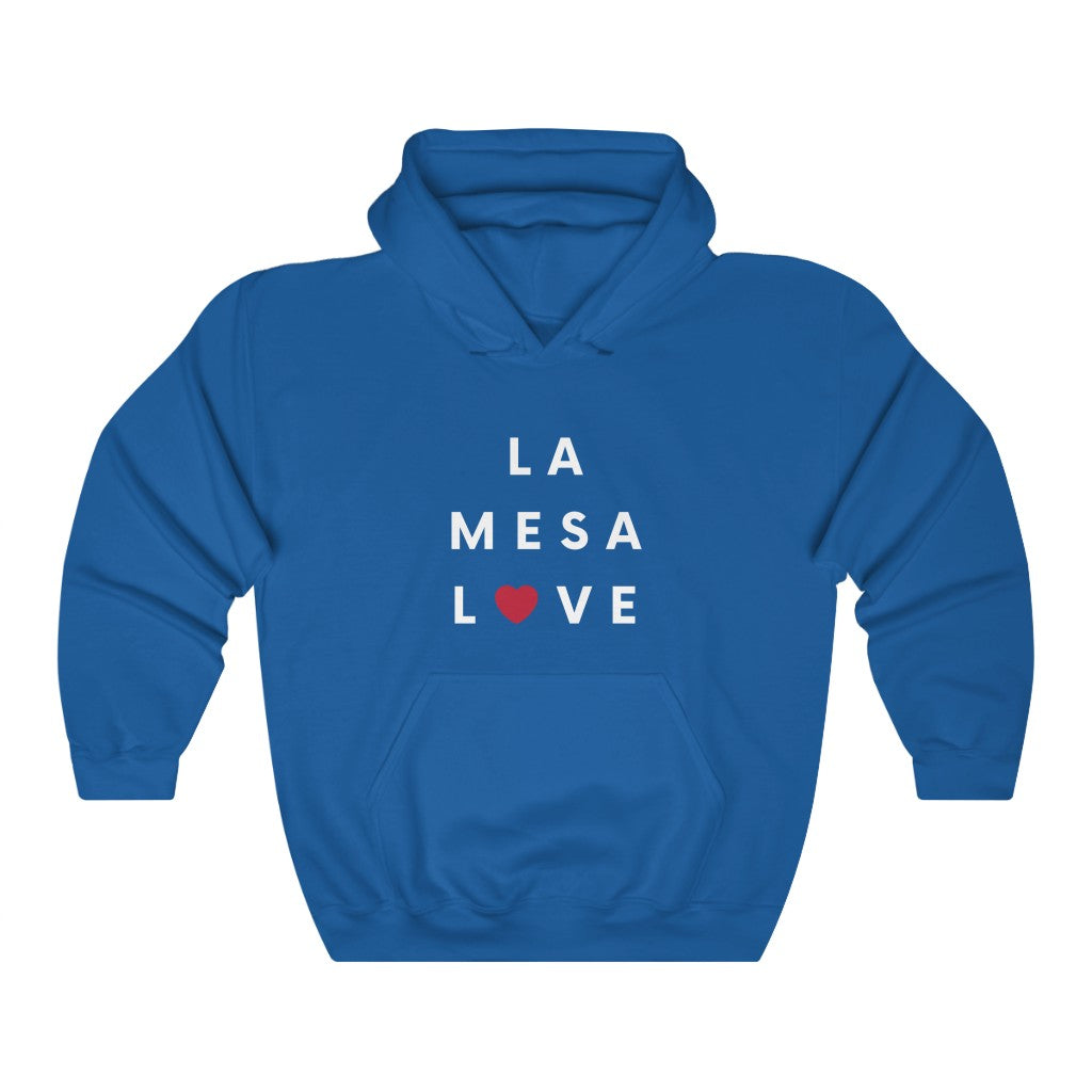 La Mesa Love Hoodie, San Diego County Hooded Sweatshirt (Unisex) (Multiple Colors Avail)