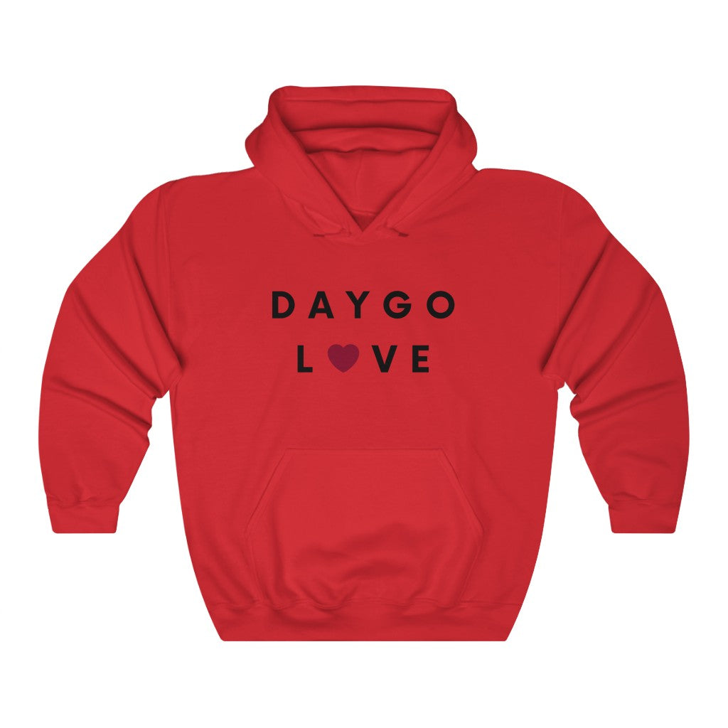 Daygo Love Hoodie, San Diego Hooded Sweatshirt (Unisex) (Multiple Colors Avail)