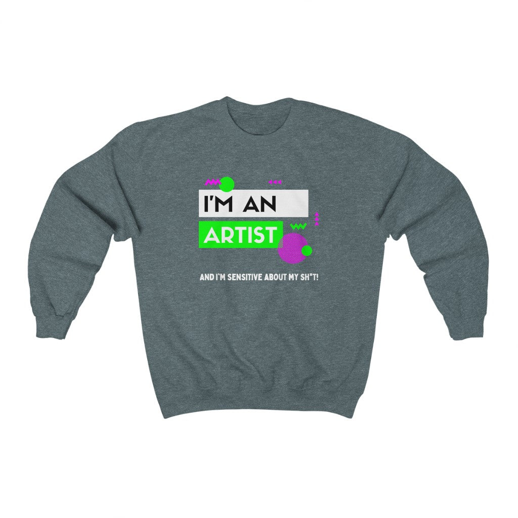 I'm an Artist Sweatshirt (Lime Green)