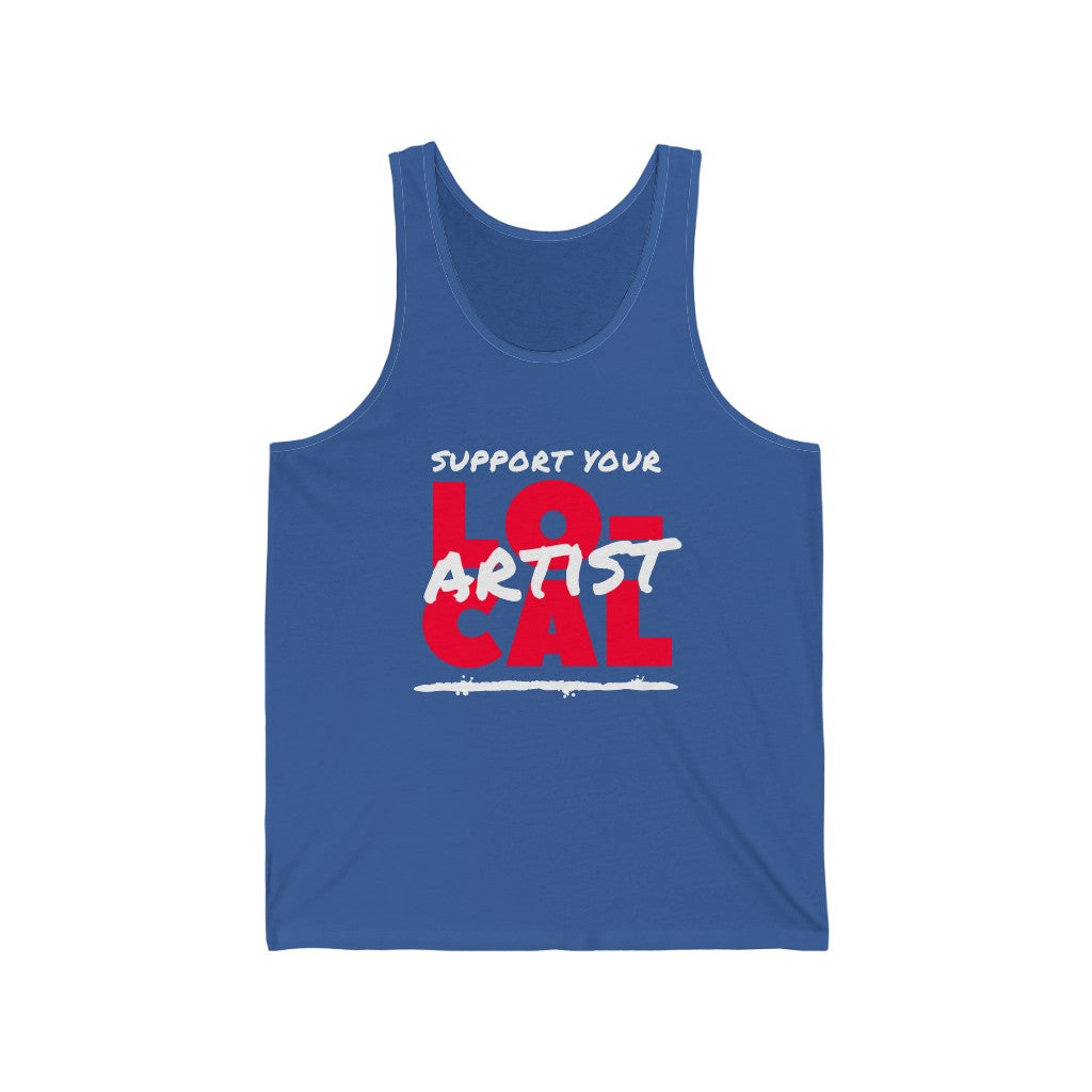 Support Your Local Artist Tank-Top (Red)