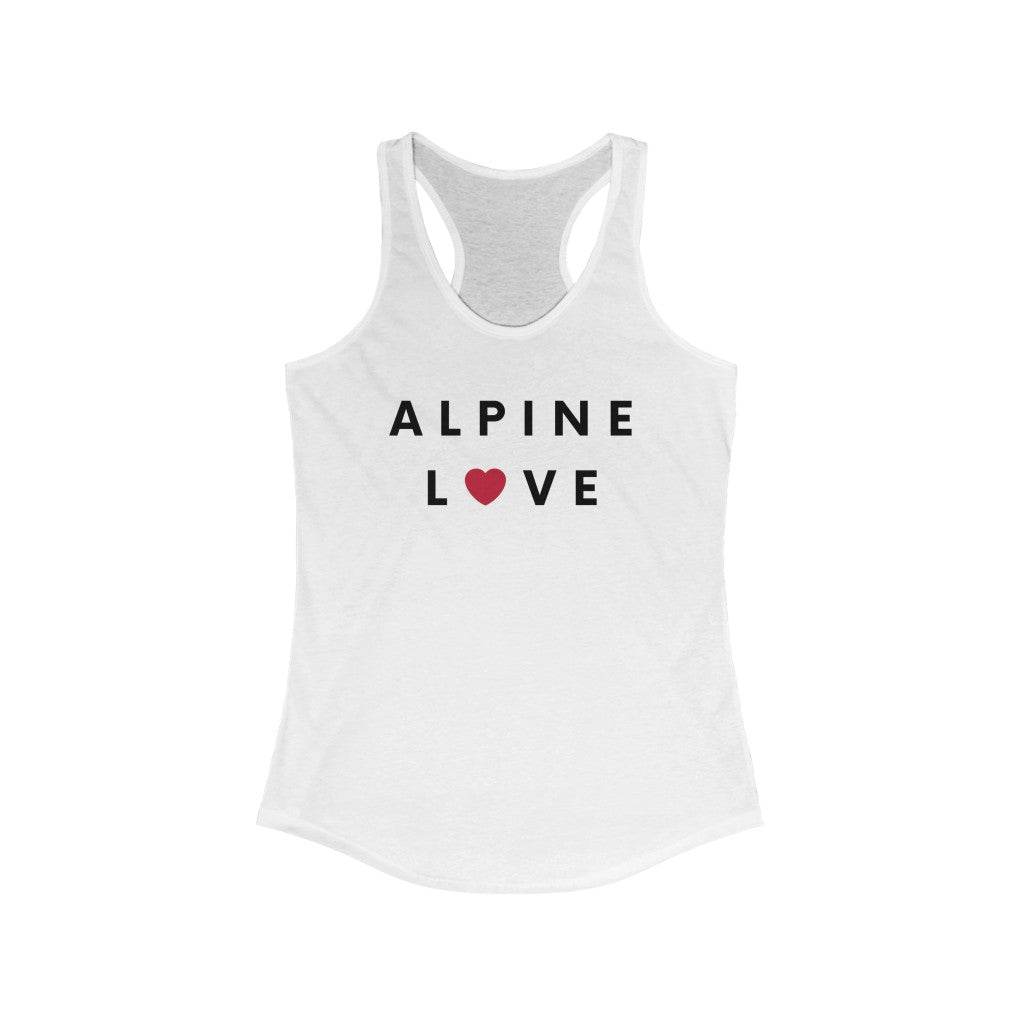 Alpine Love Women's Racerback Tank Top, SD Sleeveless T-Shirt