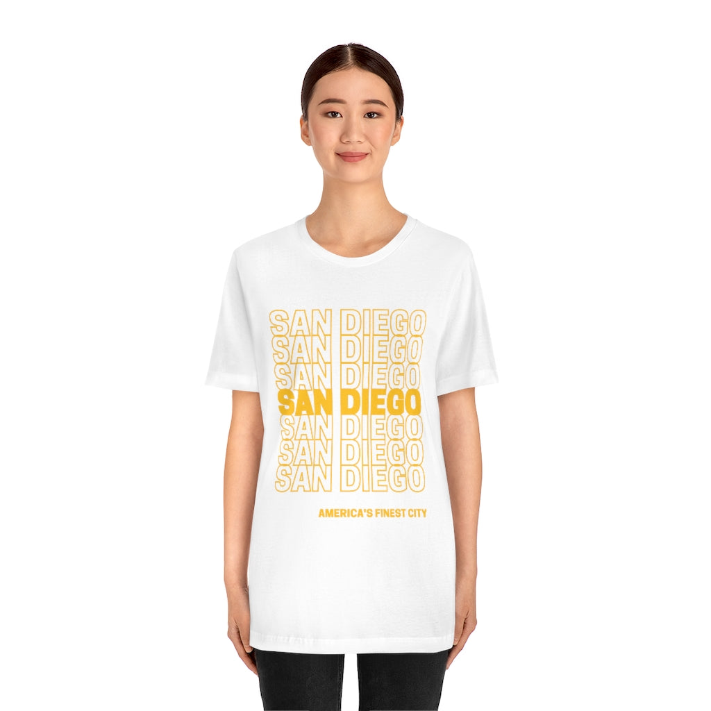 San Diego Brown and Gold T-shirt