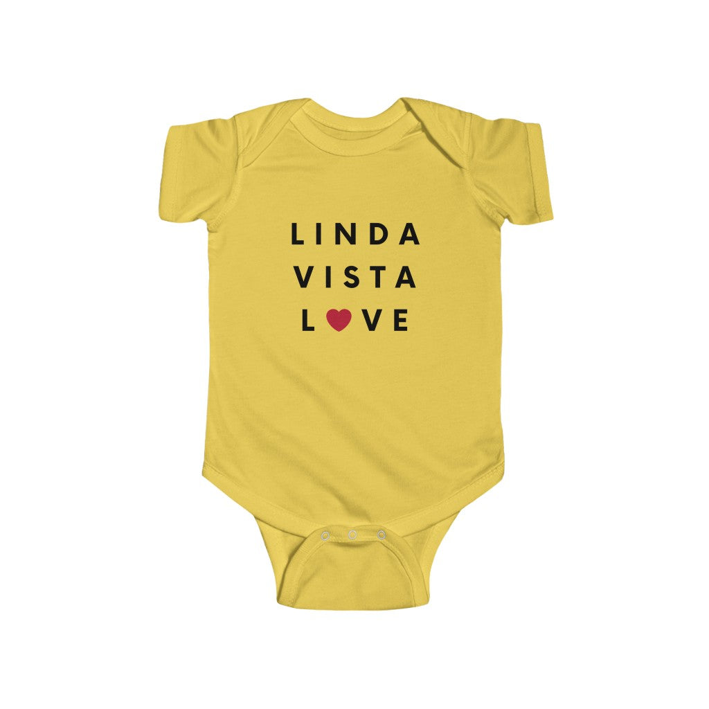 Linda Vista Love Baby Onesie, SD Infant Bodysuit