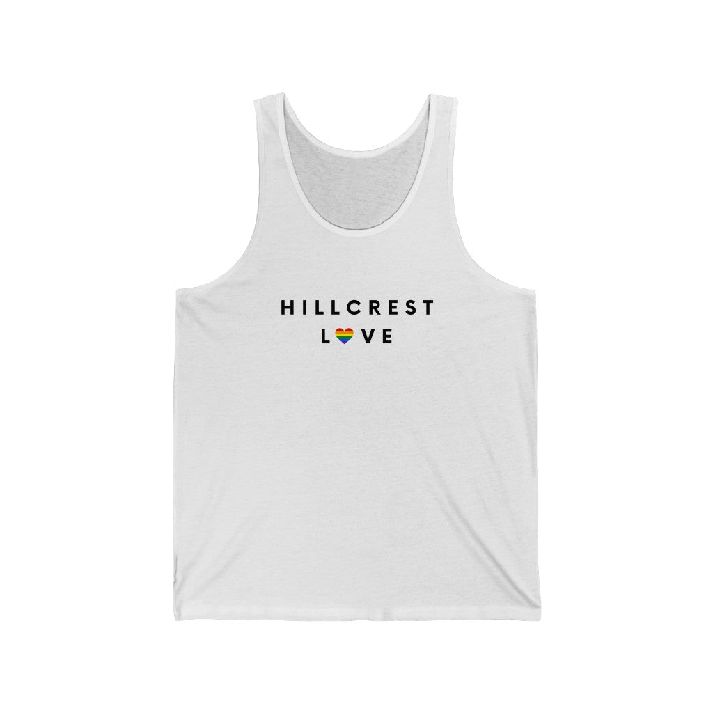 Hillcrest Love Tank Top, San Diego Sleeveless T-Shirt (Unisex) (Multiple Colors Avail)