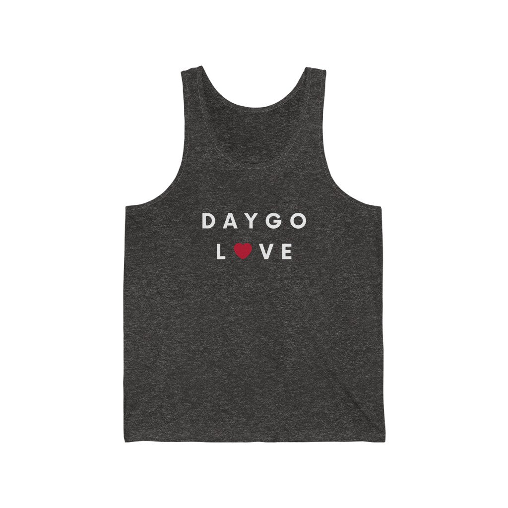 Daygo Love Tank Top, San Diego Sleeveless T-Shirt (Unisex) (Multiple Colors Avail)