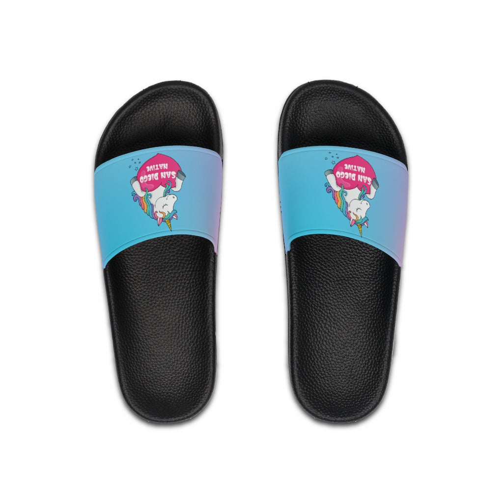 San Diego Native Unicorn Slide Sandals