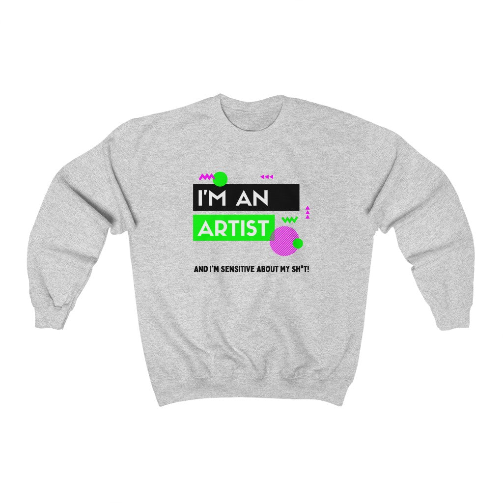 I'm an Artist Sweatshirt (Lime Green)