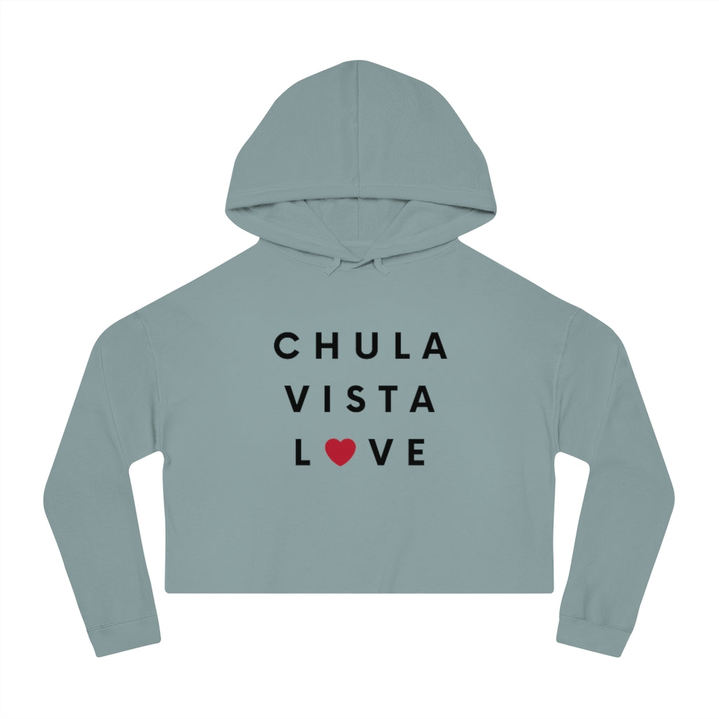 Chula Vista Love Women's Cropped Hoodie