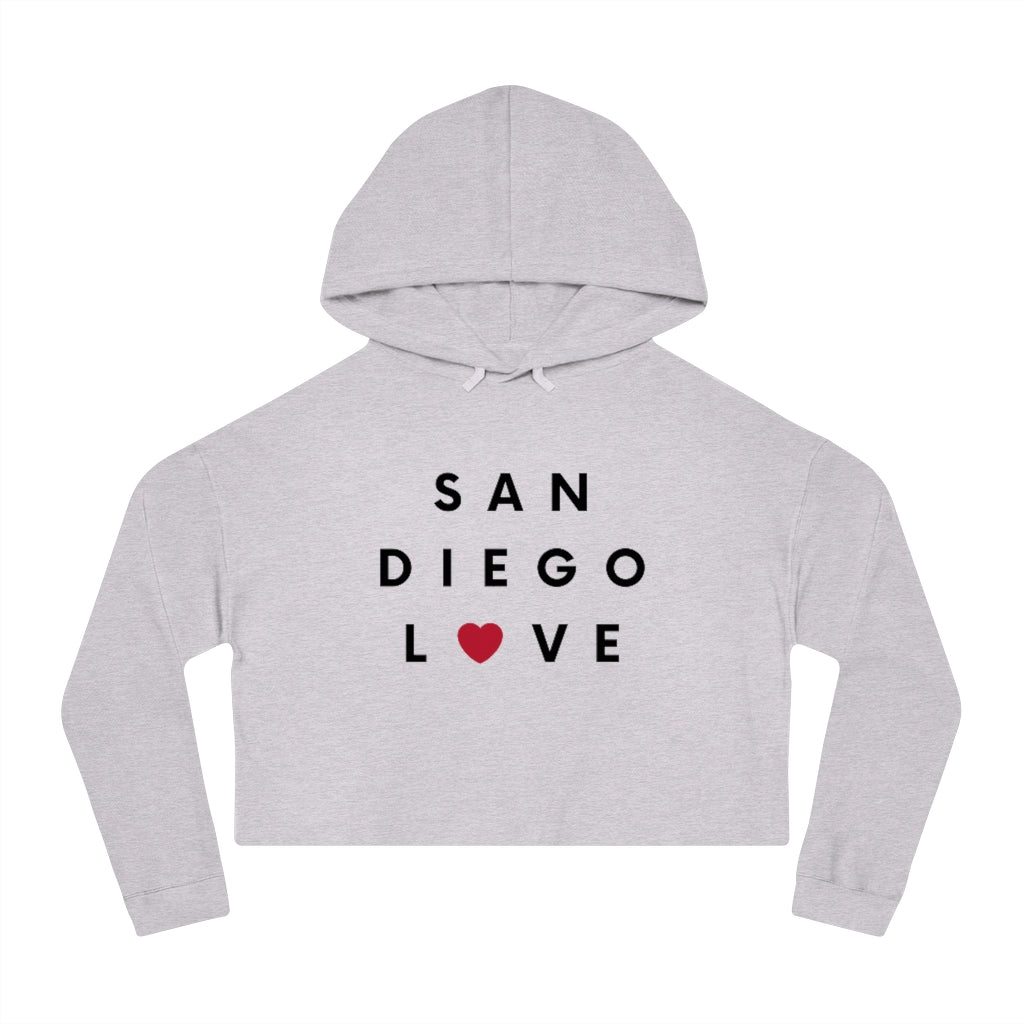 San Diego Love Women's Cropped Hoodie