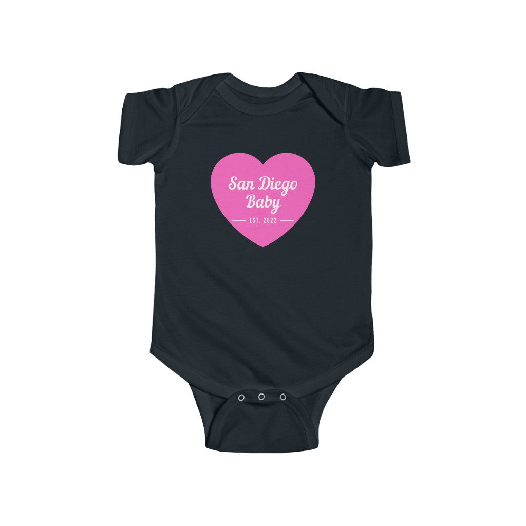 San Diego Baby Onesie (Pink)