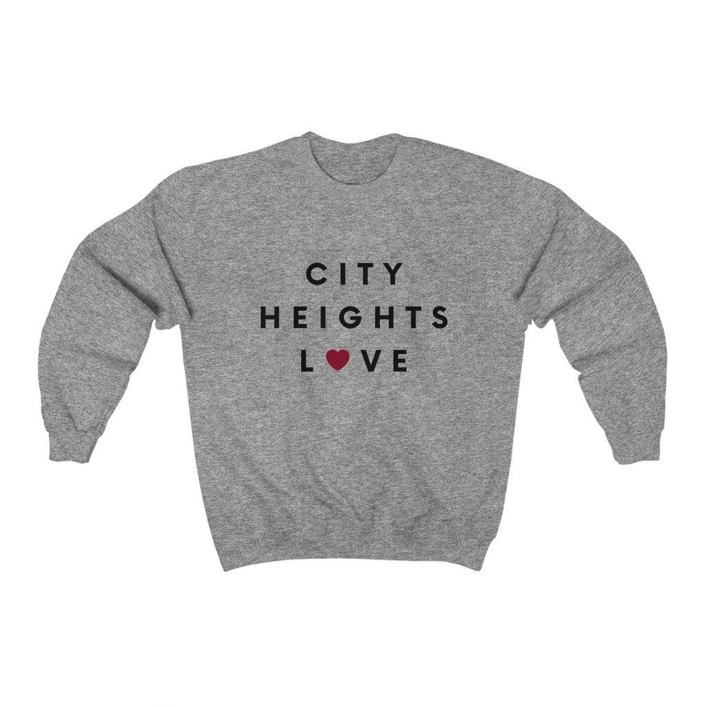 City Heights Love Sweatshirt, SD Sweater (Unisex)