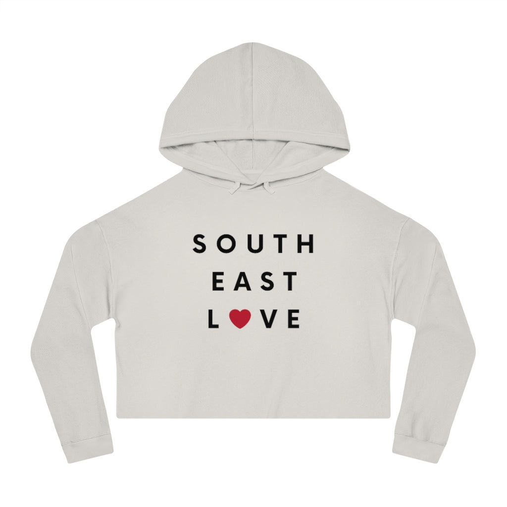 Southeast Love Women's Cropped Hoodie, San Diego Hooded Sweatshirt