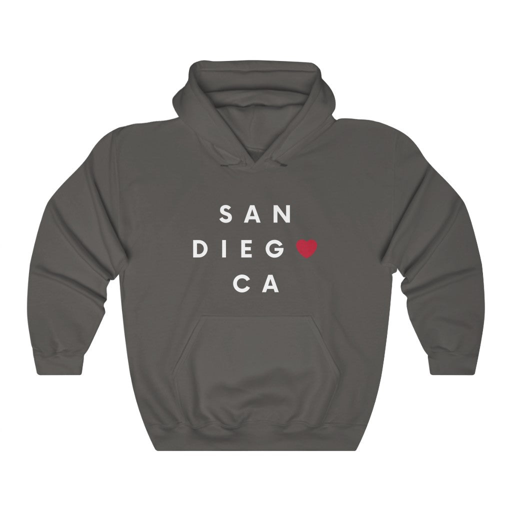 San Diego CA Hoodie, SD Hooded Sweatshirt (Unisex) (Multiple Colors Avail)