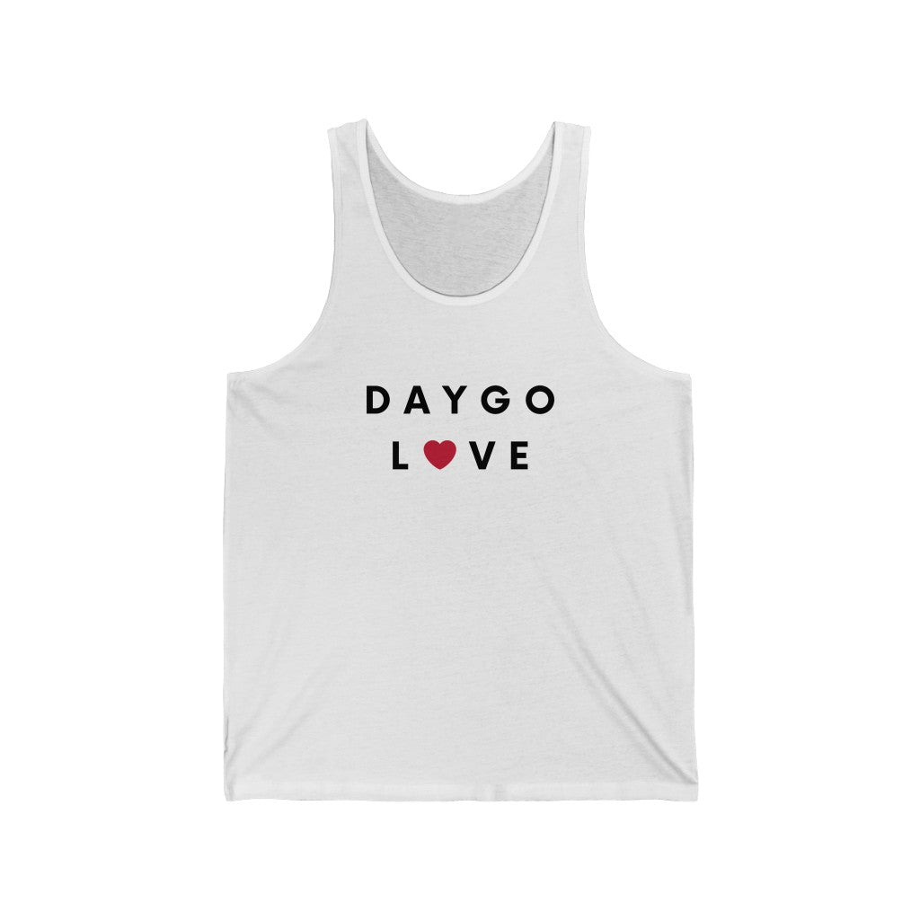 Daygo Love Tank Top, San Diego Sleeveless T-Shirt (Unisex) (Multiple Colors Avail)