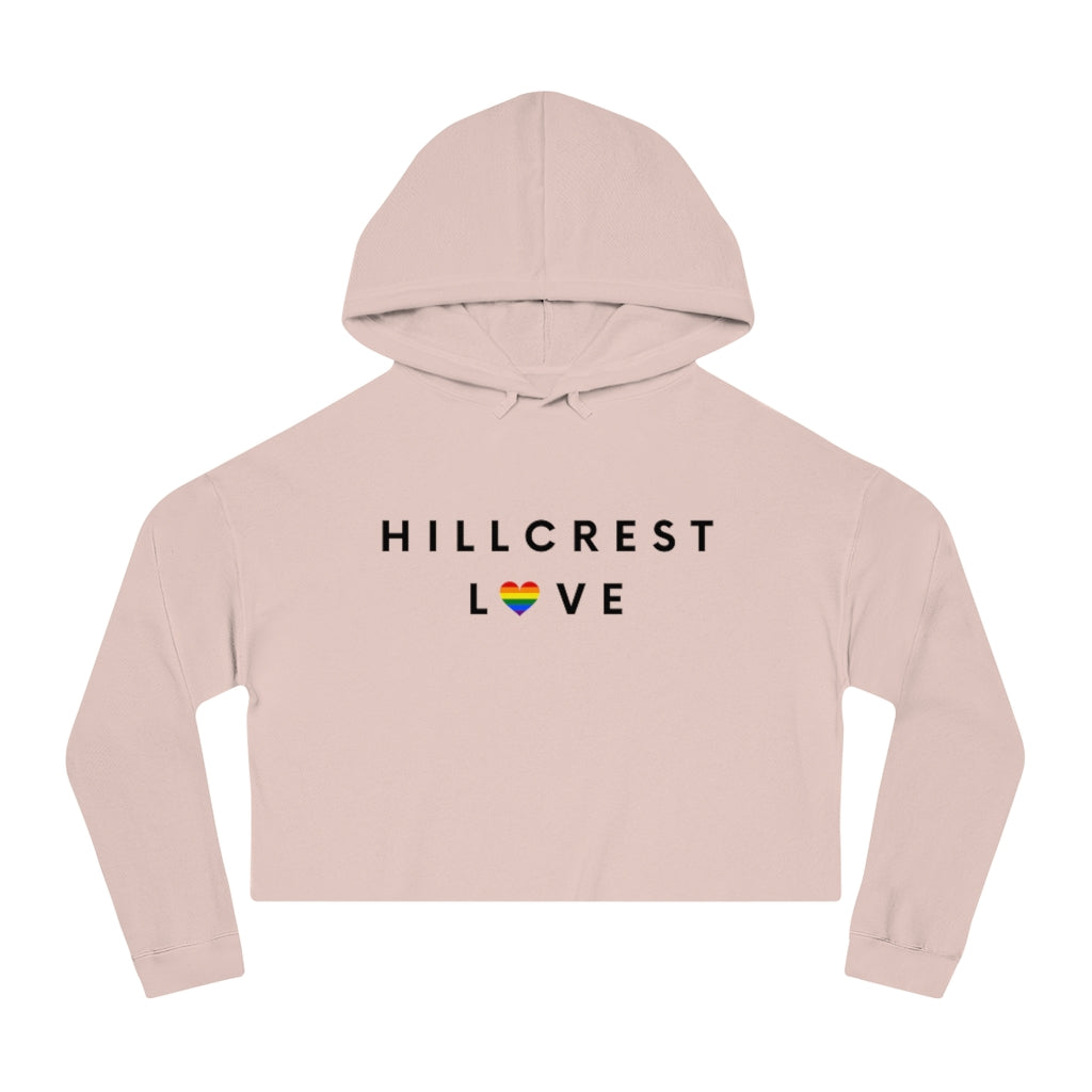 Hillcrest Love Women's Cropped Hoodie, SD Hooded Sweatshirt