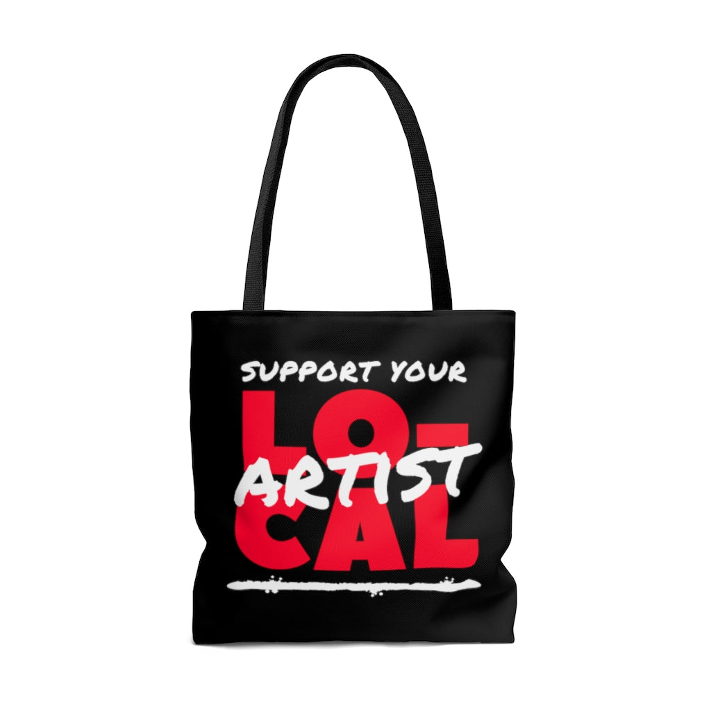 Support Your Local Artist Tote Bag (Red)