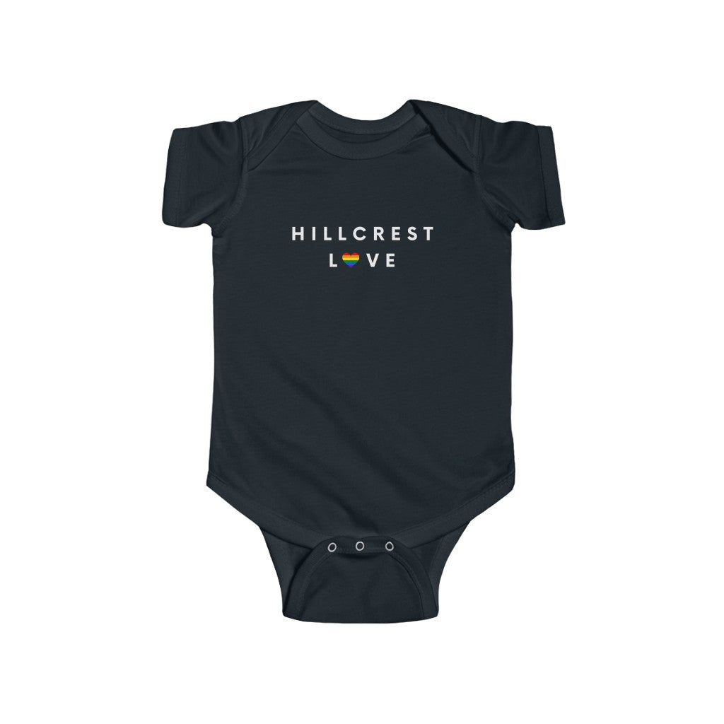 Hillcrest Love Baby Onesie, San Diego Infant Bodysuit