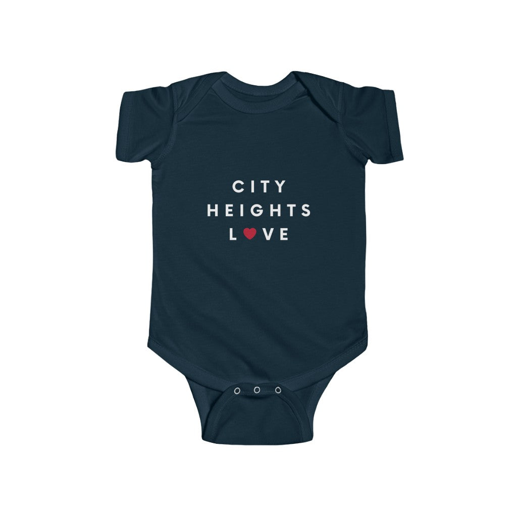 City Heights Love Baby Onesie, SD Infant Bodysuit