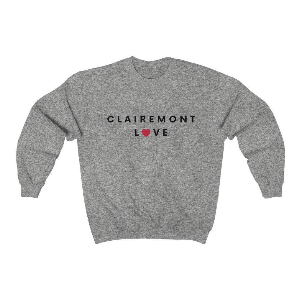 Clairemont Love Sweatshirt, San Diego Neighborhood Sweater (Unisex) (Multiple Colors Avail)