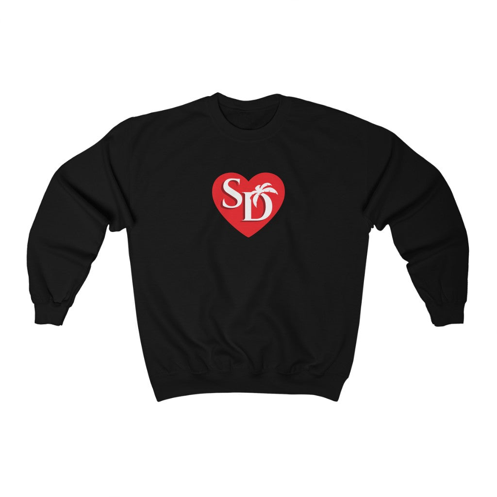 I Heart SD Crewneck Sweatshirt