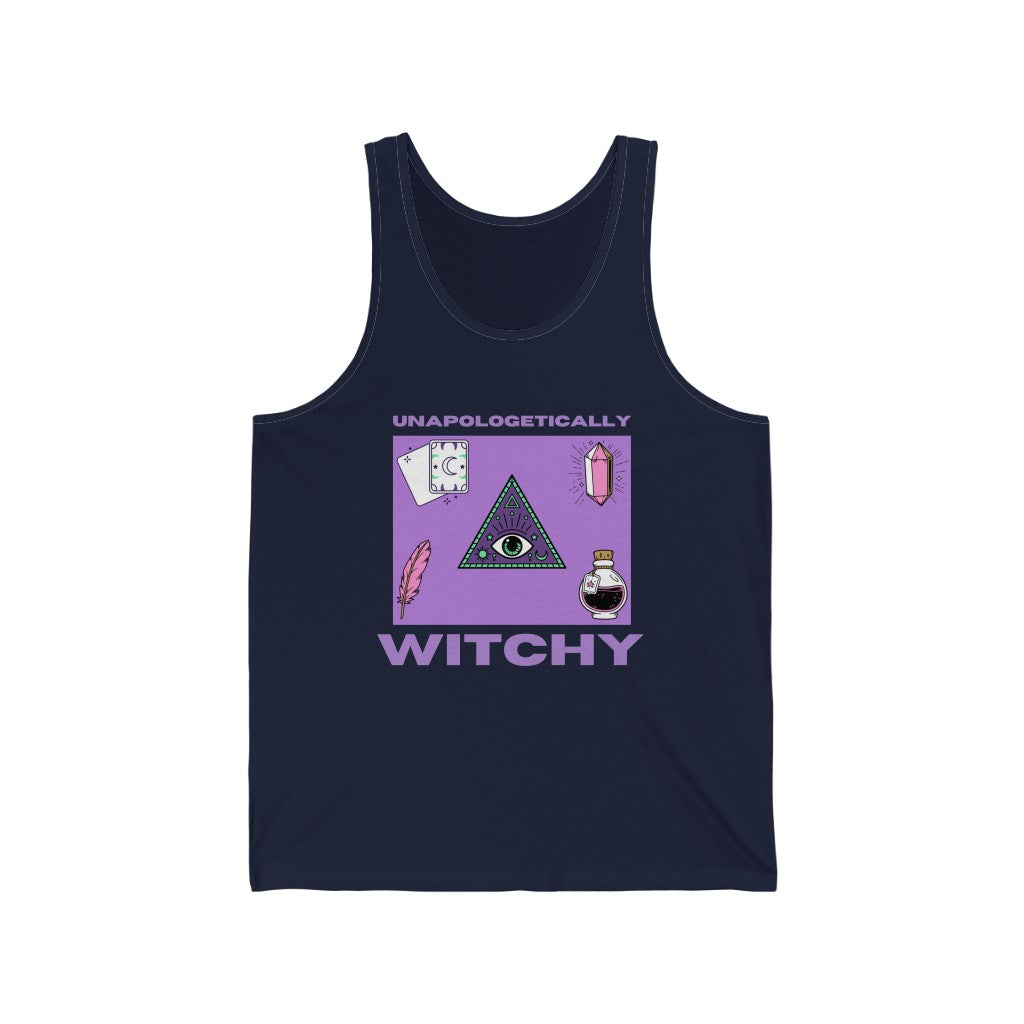 Unapologetically Witchy Tank-Top (Purple)