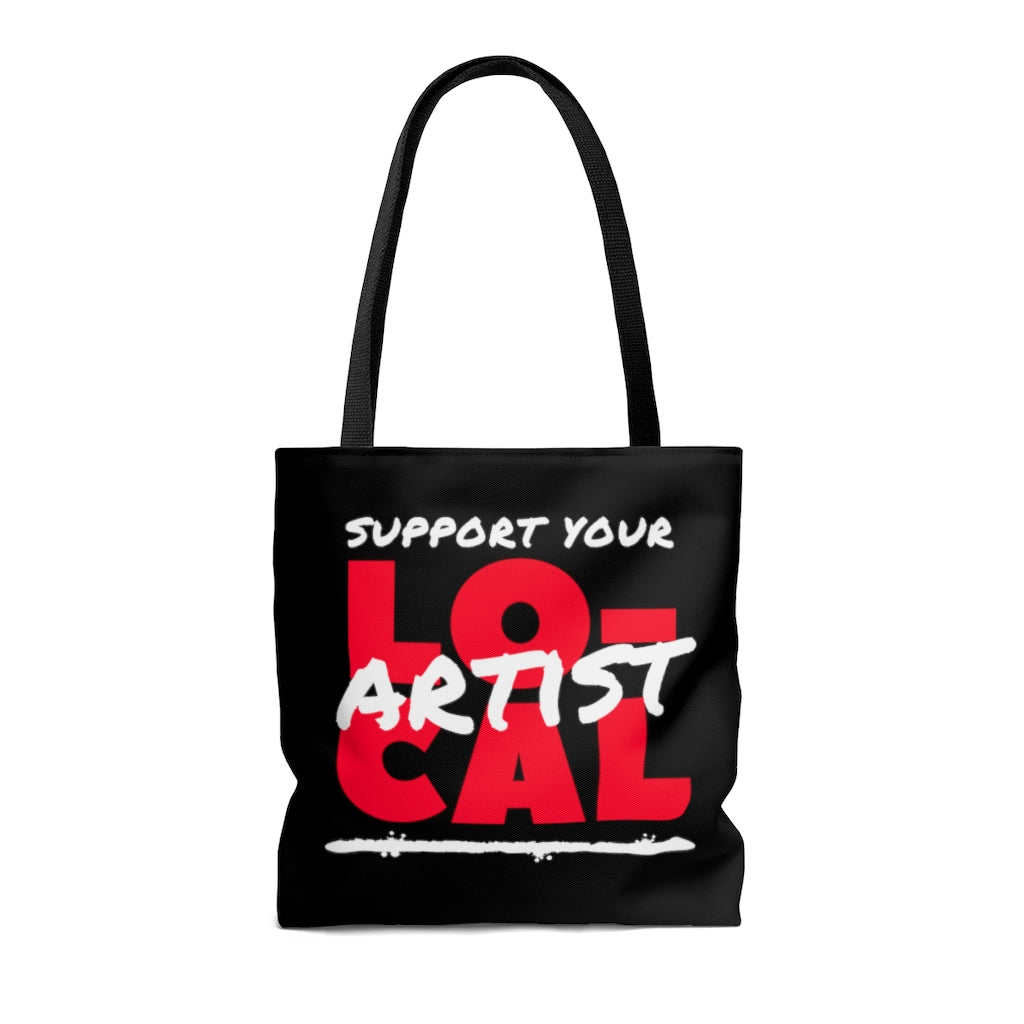 Support Your Local Artist Tote Bag (Red)