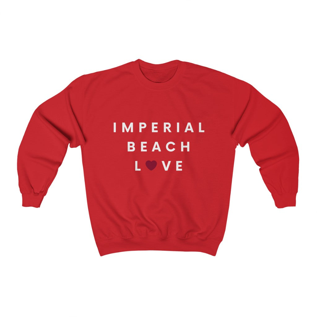 Imperial Beach Love Sweatshirt, IB San Diego County Neighborhood Sweater (Unisex) (Multiple Colors Avail)