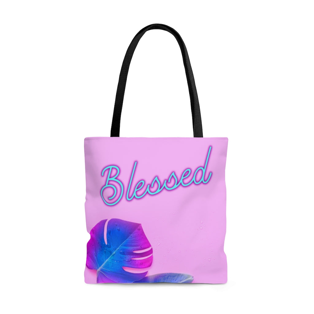 Blessed Neon Tote Bag