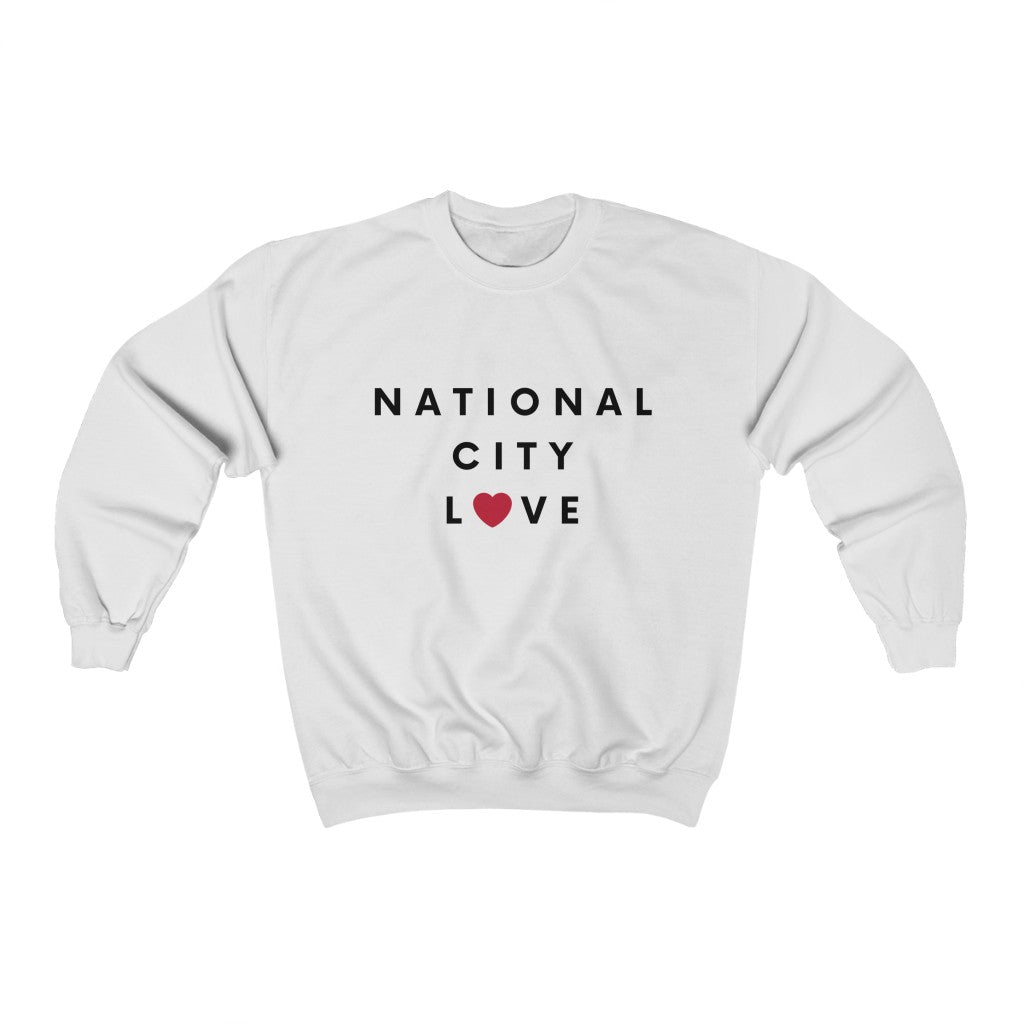 National City Love Sweatshirt, San Diego County Neighborhood Sweater (Unisex) (Multiple Colors Avail)