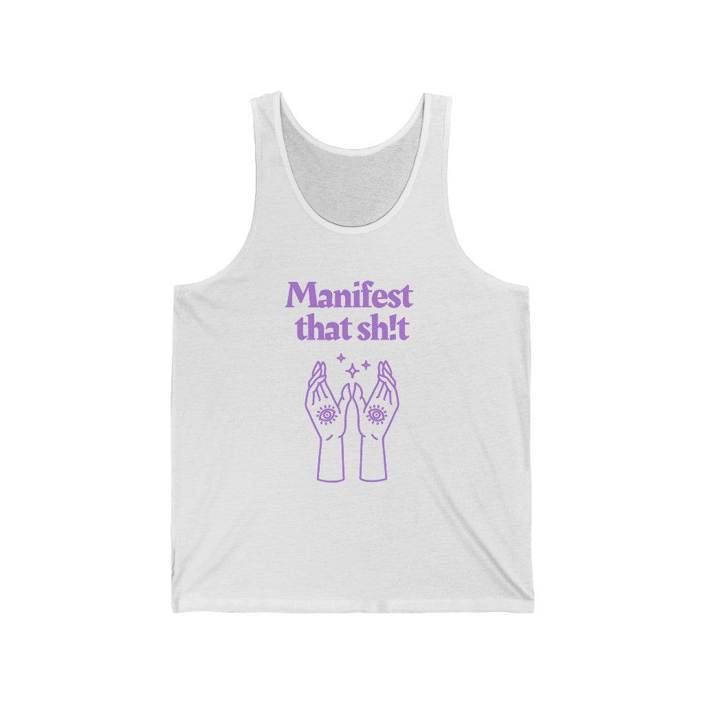 Manifest That Sh!t Tank-Top (Purple)