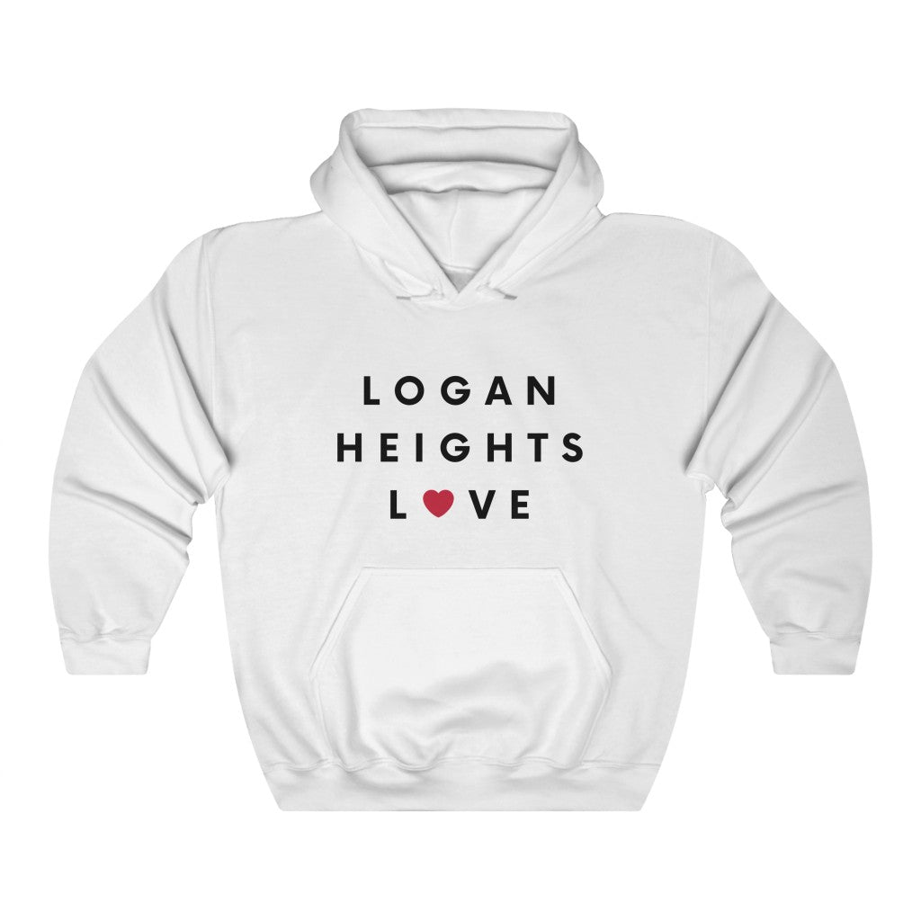 Logan Heights Love Hoodie, San Diego Love Hooded Sweatshirt (Unisex) (Multiple Colors Avail)