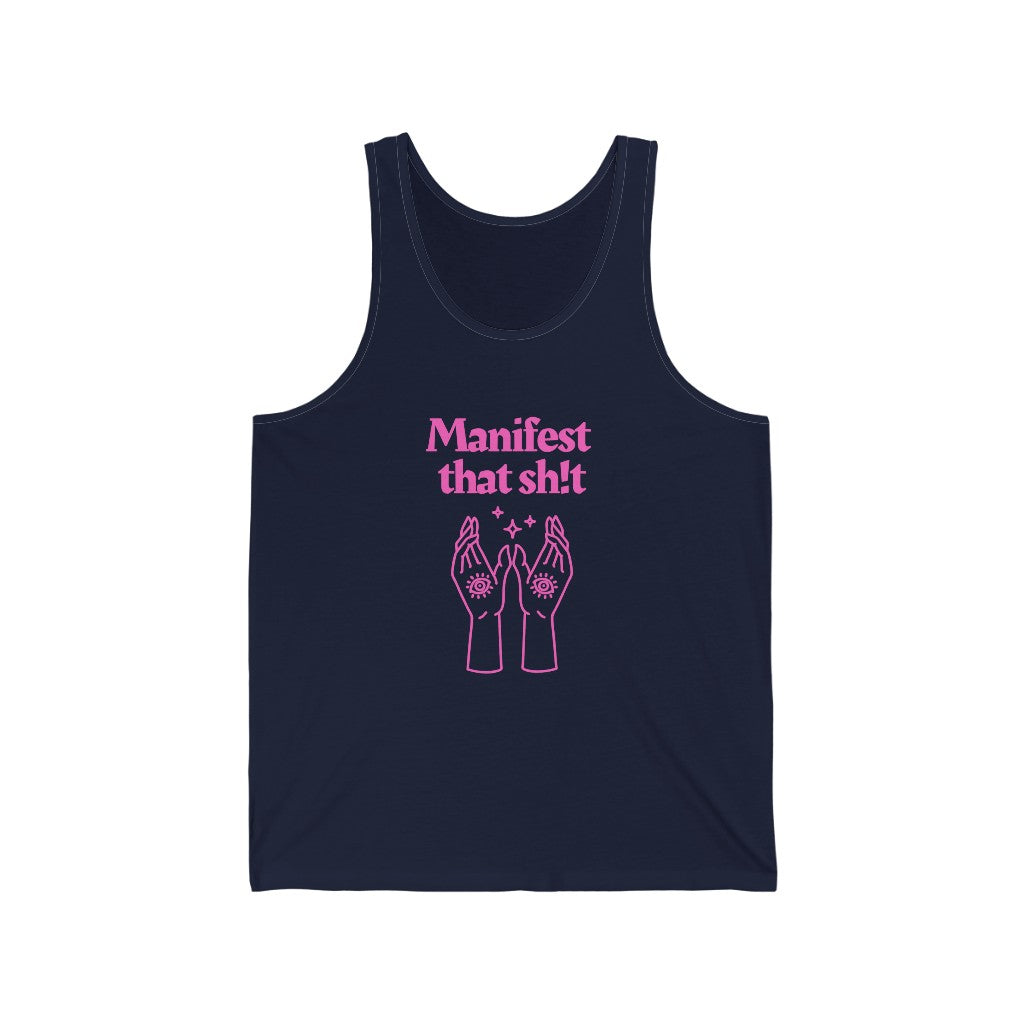 Manifest That Sh!t Tank-Top (Pink)