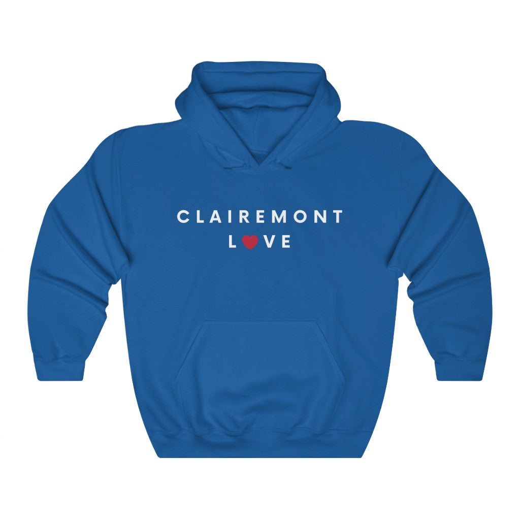 Clairemont Love Hoodie, San Diego Neighborhood Hooded Sweatshirt (Unisex) (Multiple Colors Avail)