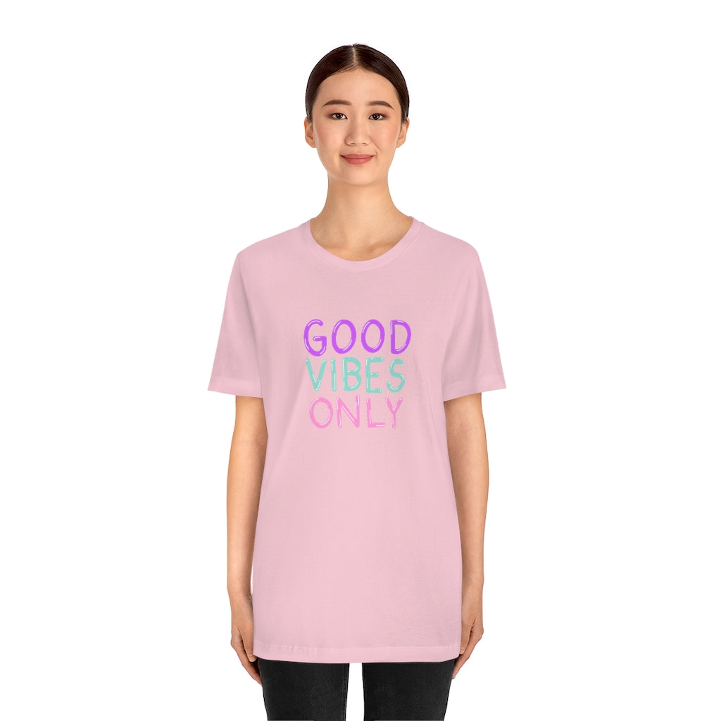 Good Vibes Only Tee | Neon Sign T-shirt