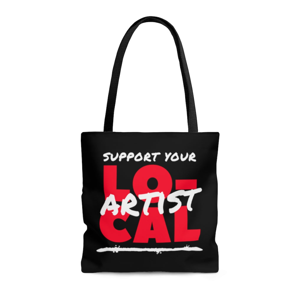 Support Your Local Artist Tote Bag (Red)