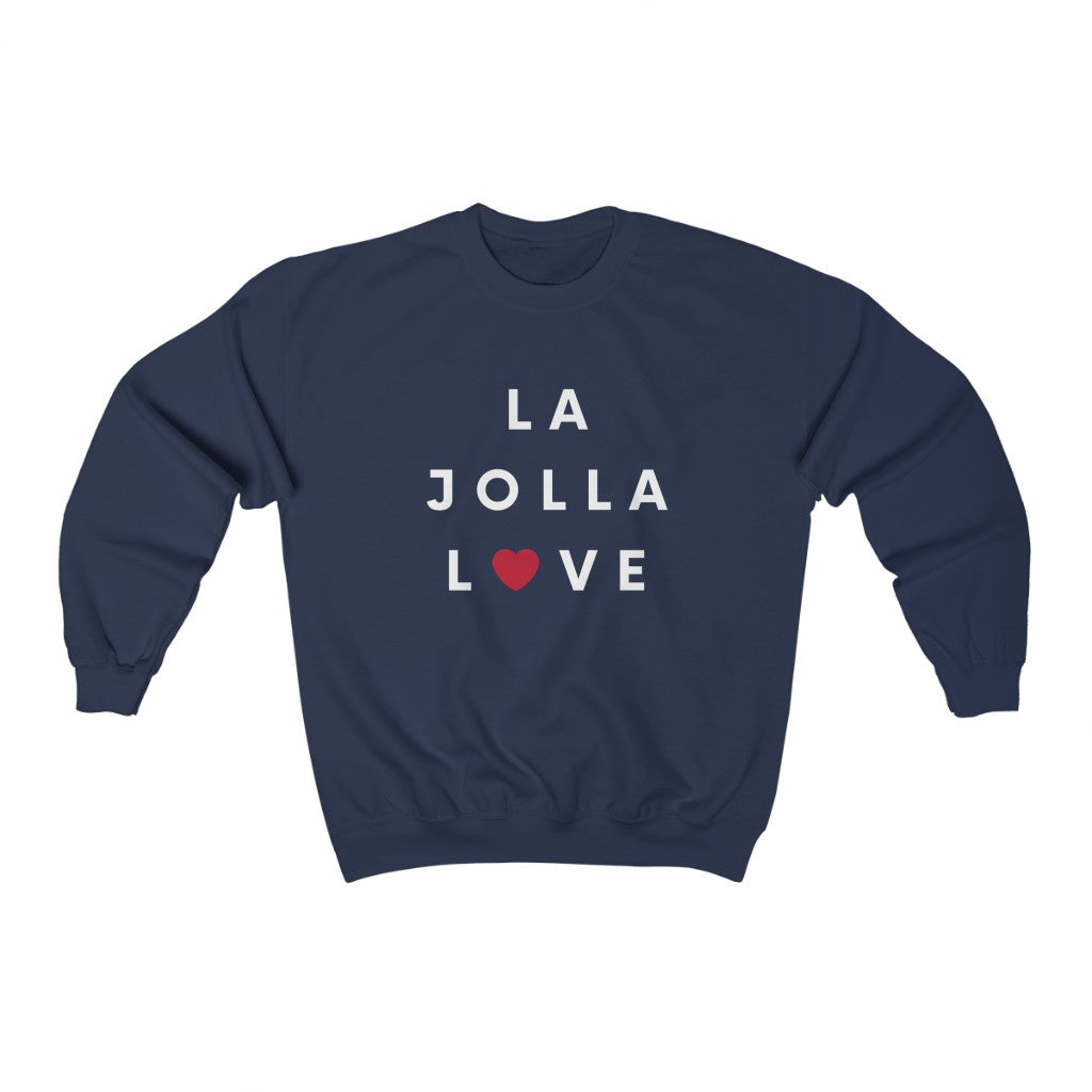 La Jolla Love Sweatshirt, San Diego Neighborhood Sweater (Unisex) (Multiple Colors Avail)