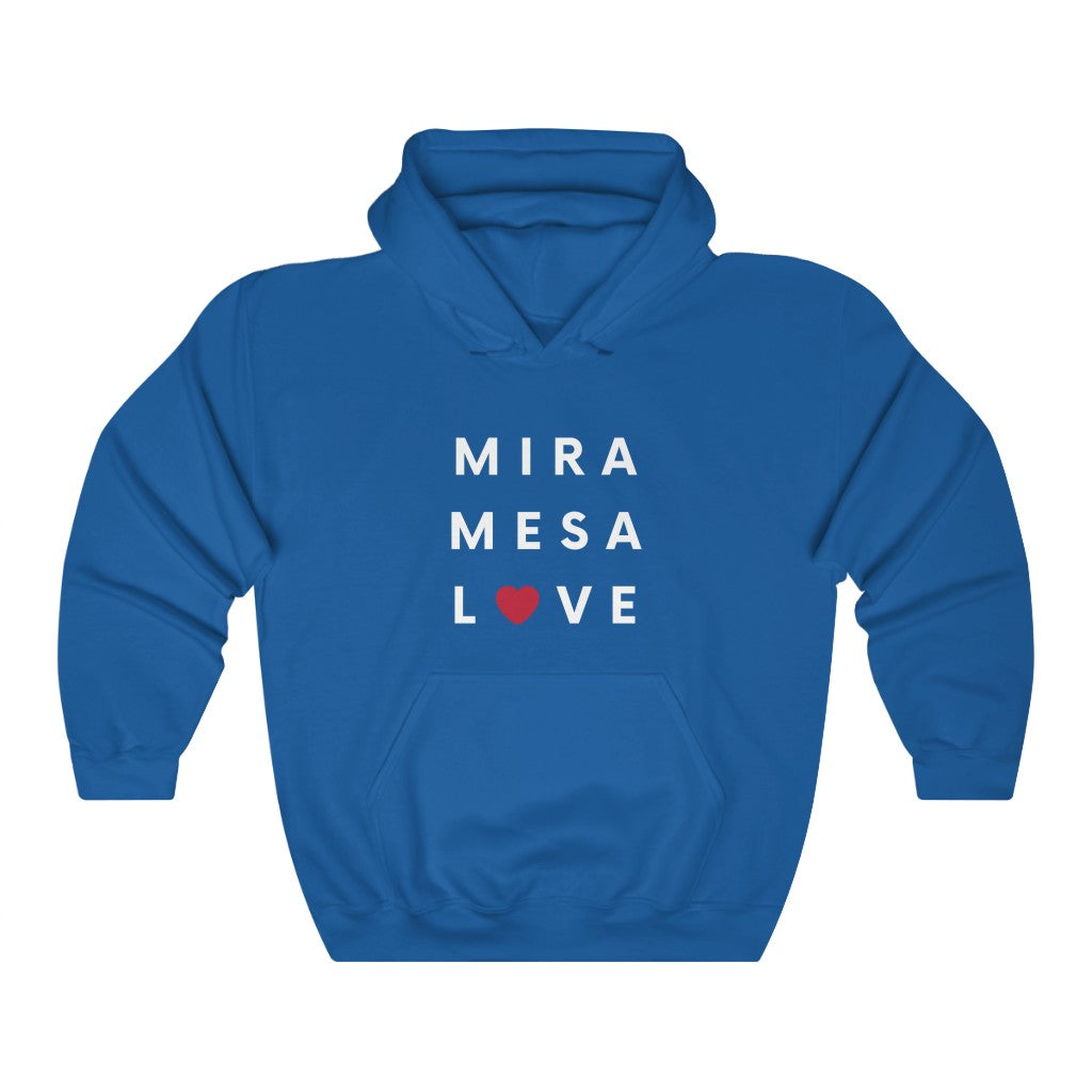 Mira Mesa Love Hoodie, SD Hooded Sweatshirt (Unisex)