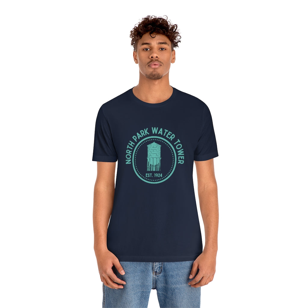 North Park Water Tower Est.Tee, NP T-Shirt (Unisex) (Green)