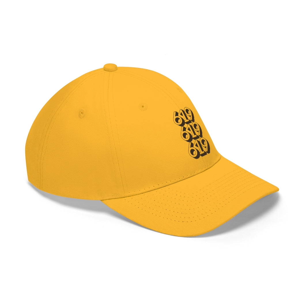 619 Brown and Gold Hat, SD Dad Cap (Unisex)