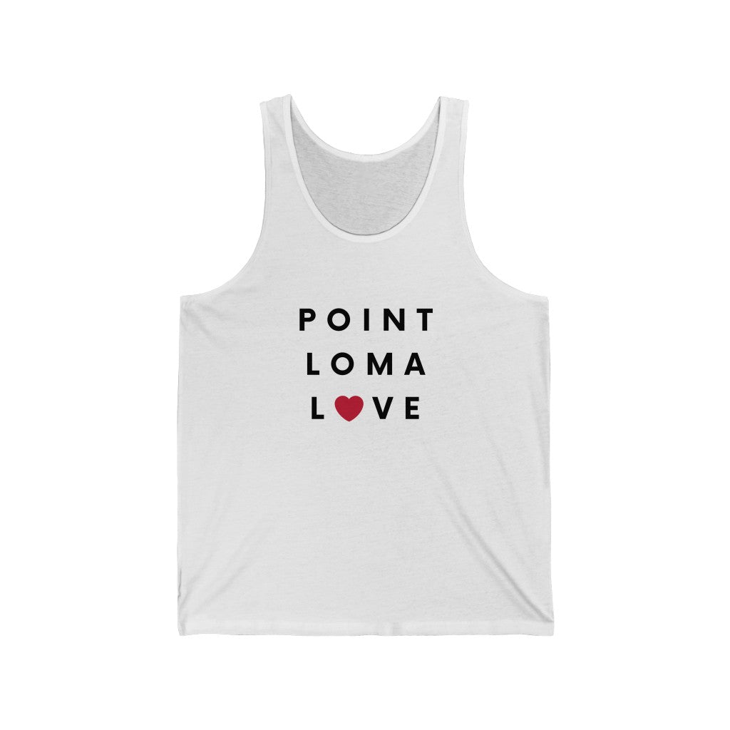 Point Loma Love Tank, SD Sleeveless Shirt (Unisex)