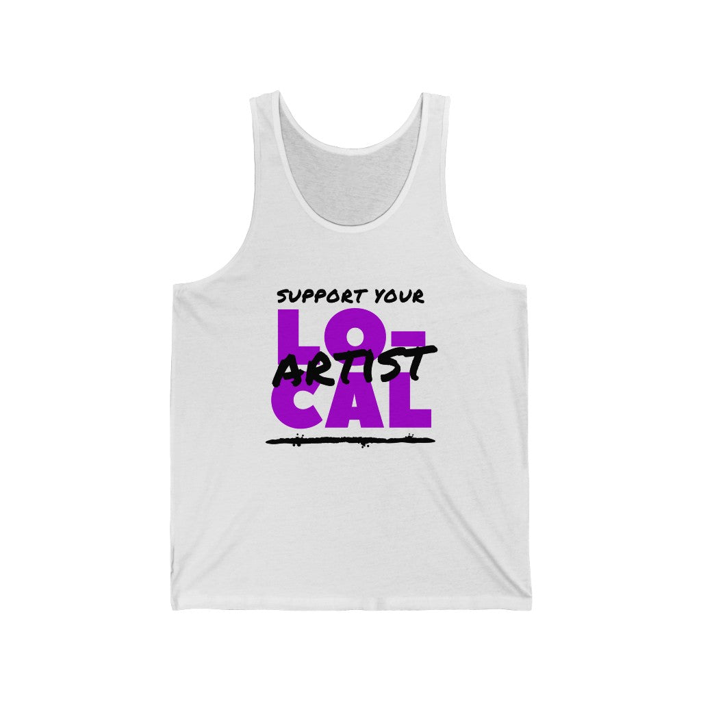 Support Your Local Artist Tank-Top (Purple)