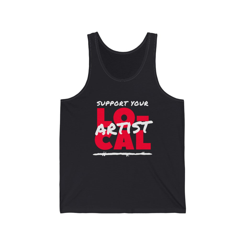 Support Your Local Artist Tank-Top (Red)