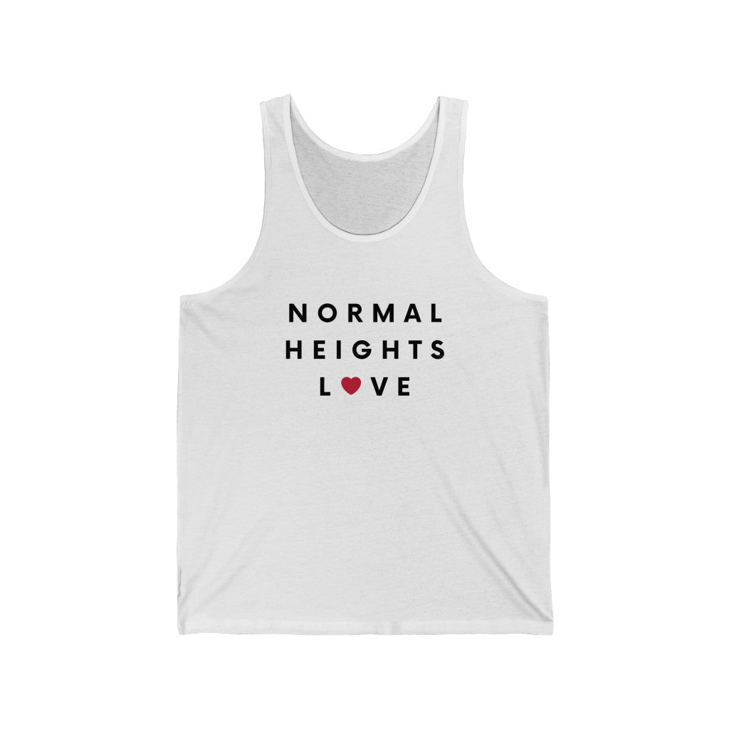 Normal Heights Love Tank, SD Sleeveless Shirt (Unisex)