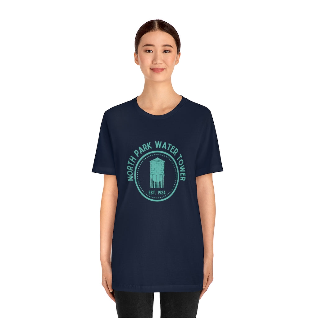 North Park Water Tower Est.Tee, NP T-Shirt (Unisex) (Green)