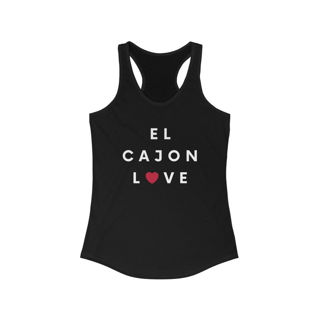 Lemon Grove Love Women's Racerback Tank Top, San Diego County Neighborhood Sleeveless T-Shirt (Multiple Colors Avail)