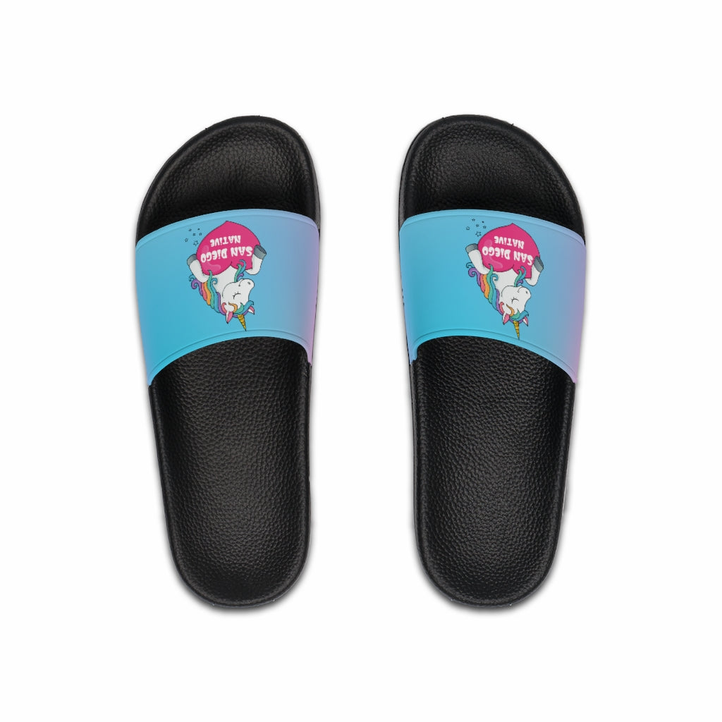 San Diego Native Unicorn Slide Sandals