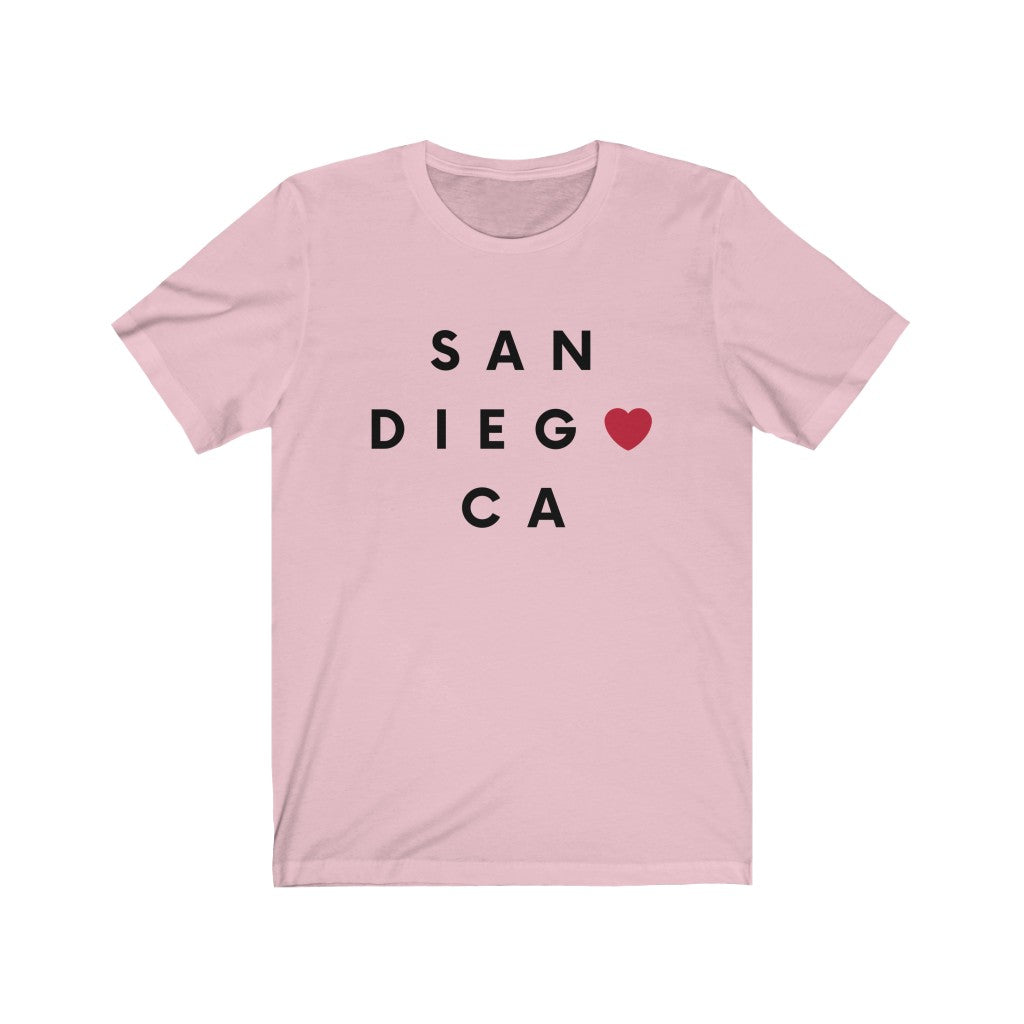 San Diego CA Tee, San Diego T-Shirt (Unisex) (Multiple Colors Avail)