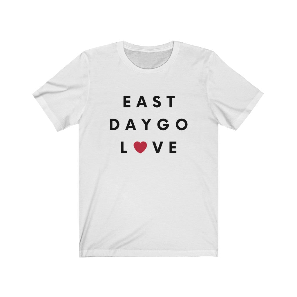 East Daygo Love Tee, San Diego Neighborhood T-Shirt (Unisex) (Multiple Colors Avail)