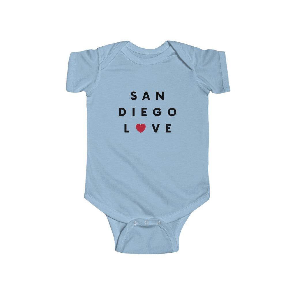 San Diego Love Baby Onesie (Light)